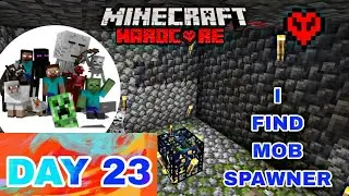 I FIND MOB SPAWNER | MINECRAFT HARDCORE | RAJPAL GAMERZ OP