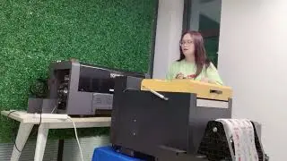 Introduction of A3 DTF printer and powder shaking machine