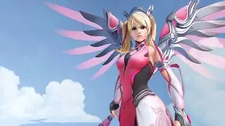 Pink Mercy Main Menu | Overwatch