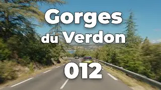 ASMR Driving 4K - FLAYOSC to SAINTE-CROIX-DU-VERDON in Southern France | Tour de Provence 012