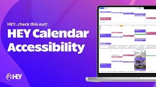 New in HEY: Accessibility improvements to HEY Calendar