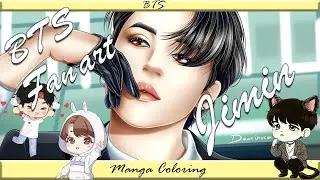 BTS - Fan art - anime style (Jimin ) ARMY
