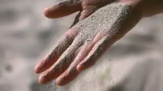 Sand hand strand dessert meer