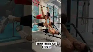 Triple front lever from 🇬🇷