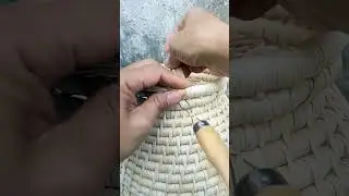 Handmade Corn Husk Basket