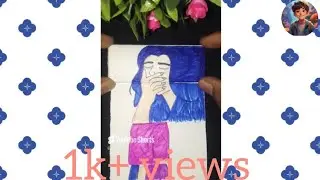 sad girl story 😔🥺❤️ #shorts #sadgirl #art #drawing #story #trending #youtubeshorts |omm ki arts|