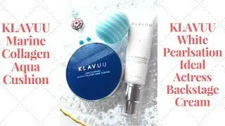 [МИНИ-ОБЗОР И РАСПАКОВКА] KLAVUU Marine Collagen Aqua Cushion и Ideal Actress Backstage Cream