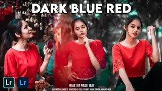 how to edit dark blue presets | moody dark blue preset