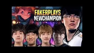 Faker Plays New Champion Zoe ft Marin, Bang, Peanut & Khan   SKT T1 Faker Plays Zoe   SKT T1 Replays