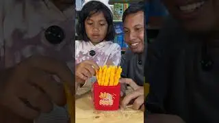 Flying fries challange #funny #shorts #shortvideo #boardgames #boardgamesforkids