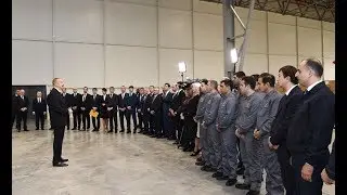 İlham Əliyev Sumqayıt Kimya Sənaye Parkında tütün məmulatları istehsalı fabrikinin açılışında nitqi