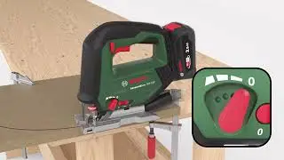 Sladdlös sticksåg AdvancedSaw 18V-140 – Komma igång