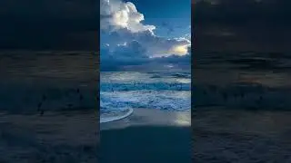3 minutes Relaxing Ocean Waves & Birds Flying | 4K Nature Sounds for Study & Sleep