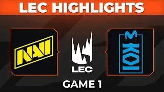 NAVI vs MKOI Highlights Game 1 | LEC 2026 Playoffs Upper Bracket | Natus Vincere vs Movistar KOI