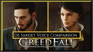 Greedfall - De Sardet Voice Comparison - Focus Home Interactive - 2019/2021