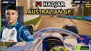 Formula one Hadjar Australian GP | F1 Ultra Realistic