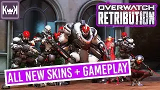 Overwatch Retribution: All Skins + Gameplay | Overwatch (PS4 Pro 1080p 60fps)