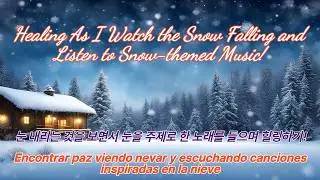 Healing As I Watch the Snow Falling and Listen to the Snow-themed Music!/ 눈 내리는 것을 보면서 눈 노래 들으며 힐링하기