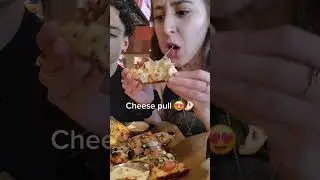 Cheese pull #pizza #food #mukbang #foodie #eating #canada #cheesepull #bostonpizza #bulk #trending