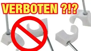 Nagelschellen sind ab SOFORT VERBOTEN?!? Kabel verlegen geht viel besser! Proofwood