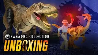 TOY UNBOXING Hammond Collection T-Rex, Gallimimus & Alan Grant &mdash; Jurassic Park / collectjurassic.com