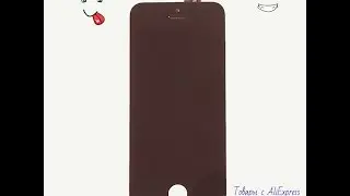 The screen on the iPhone 5