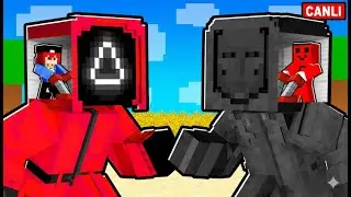 [ CANLI YAYIN ] FRONTMAN ve SQUID GAME ASKERLERİNİN ZİHNİNİ KONTROL EDİYORUM !! - Minecraft
