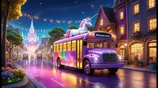 The Unicorns on the Bus | Magical Unicorn Song for Kids | Fun Fantasy Rhymes