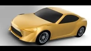 Учебное пособие Creo Car Toyota 86 &mdash; Часть 6. Настройка пересекающейся кривой и создание перехода поверхностей