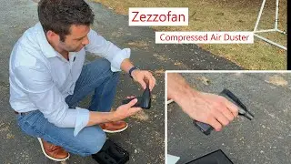 Zezzofan Compressed Air Duster, powerful and cordless! #air #duster #compressor
