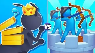 Tiny Run 3D Walkthrough vs Archery Bastions Gameplay | All Levels Android,iOS&rdquo;Gameplay