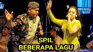 Niken salindry spil beberapa lagu bersama campursari mayangkara