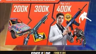 I got 400K live watching rewards |Garena Free Fire|