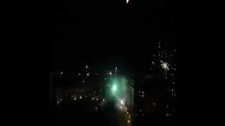 Silvester Feuerwerk 2014  Germany (Halle) - New Year's Eve fireworks 2014