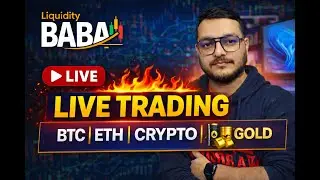 LIVE  Crypto , Crude oil & Gold  Trade Analysis   || #liquiditybaba #crypto ||   20 JAN 2026