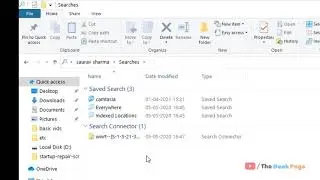How to save search result of windows 10 and use them later