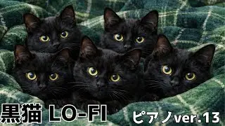【ローファイ黒猫ピアノ 癒やしのBGM ver.13】