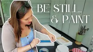 Mini Seascape Series Begins! Inspired by Psalm 46:10 Art Vlog