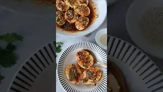 Spicy and packed with protein #appetizer #partyfood #eggs