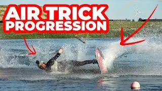 Learning a NEW AIRTRICK | Overcoming Fear in Wakeboarding | Wakeboarding Progression