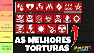 TIER LIST DOS MELHORES EFEITOS DE TORTURA DO MONSTER LEGENDS!! Parte 1