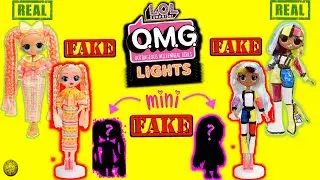 Unboxing weird fake dolls! (Lol Fake lol surprise tweens omg lights doll pt 2). fake lol vs real lol