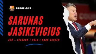 Sarunas Jasikevicius — Barcelona: ATO Play — Iverson Cut | UCLA Cut | Back Screen