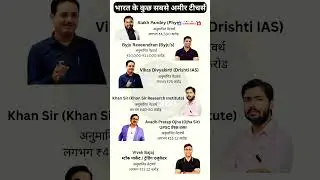 भारत के कुछ सबसे अमीर टीचर्स: Richest Teachers in India 2025 #shorts #gk