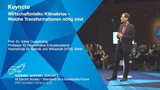 Volker Quaschning zu &bdquo;Wirtschaftsrisiko Klimakrise &ndash; Welche Transformationen n&ouml;tig sind&ldquo;