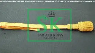 Royal Navy Officers Sword knot Gold/  British Sword knot Supplier.