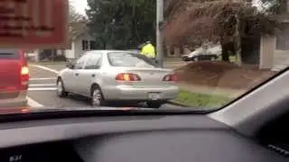 Citizen asserting his rights.