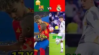 Barcelona vs Real Madrid Top Players Age Revealed 😱🥳⚽️