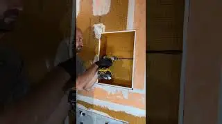 Custom size shower niche! Part 1     #niche#shower#showerniche#schluter#schlutersystems