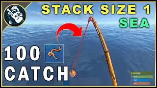 Rust Sea Fishing: 100 Casts Using Worm (Stack Size 1) (2026)